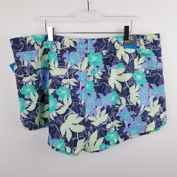 Columbia Bogata Bay Stretch Floral Printed Shorts NWT size XXL - Picture 13 of 16
